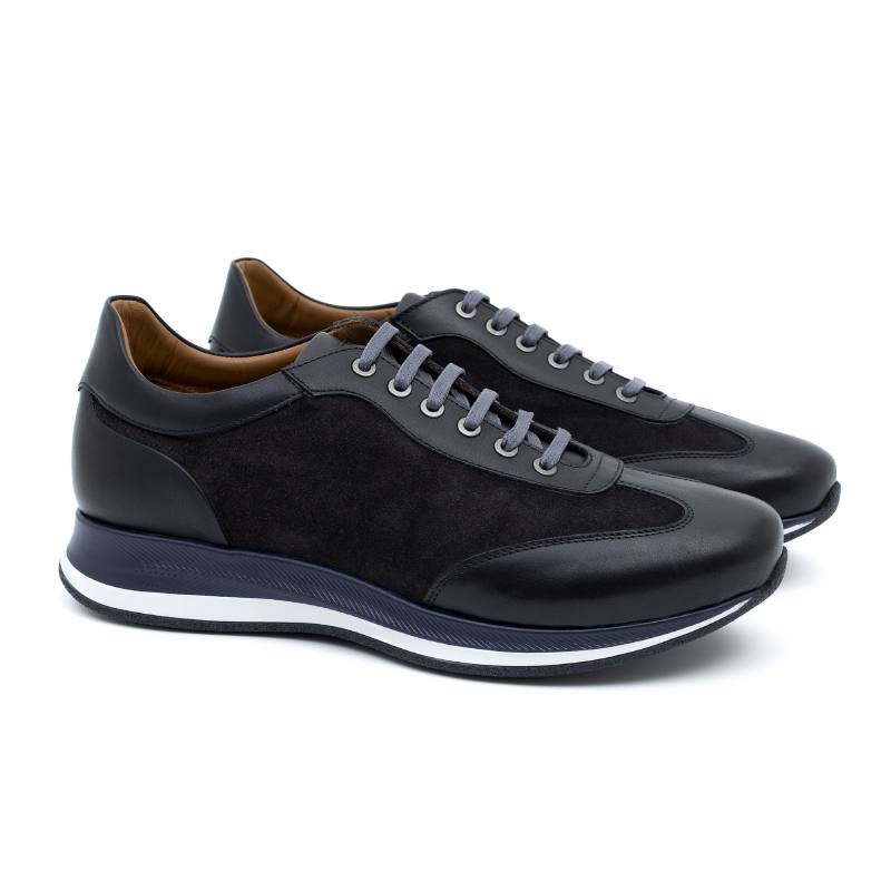 Des sports en cuir noir CRICANMAN-NEGRO