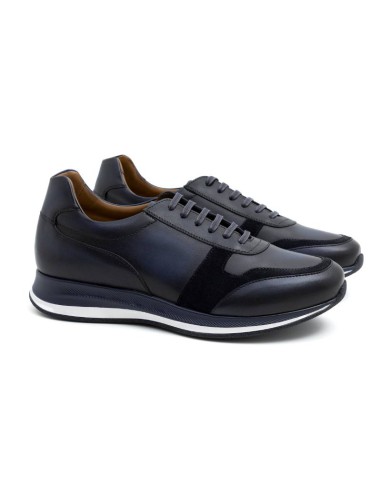 Des sports en cuir bleu CRIKELMAN-AZUL