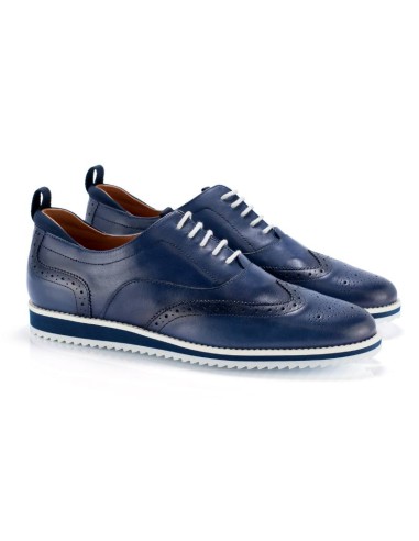 Des sports en cuir bleu DANKOR-NAVY