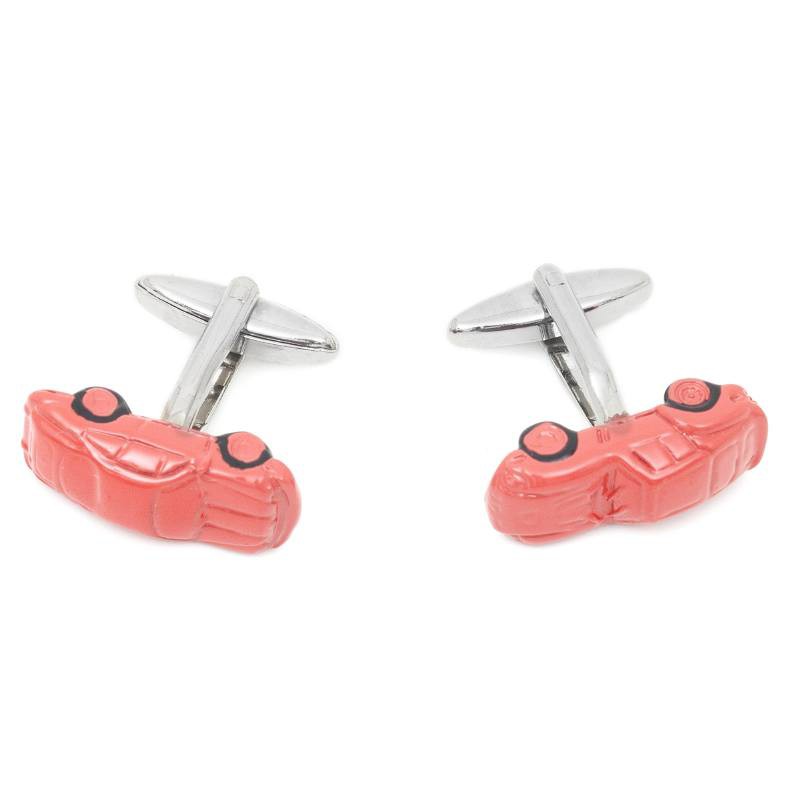 red Brass cufflinks GEM-CO1709