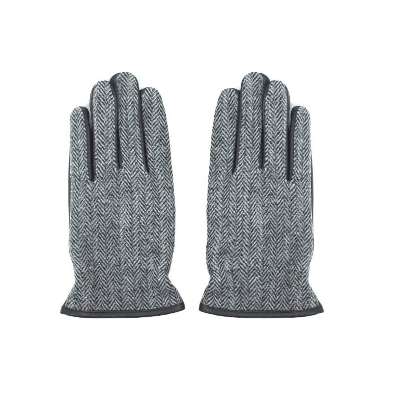 black leather Gloves GLO-TURIN-BLACK