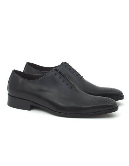 Oxford en cuir noir GRADOR-NEGRO