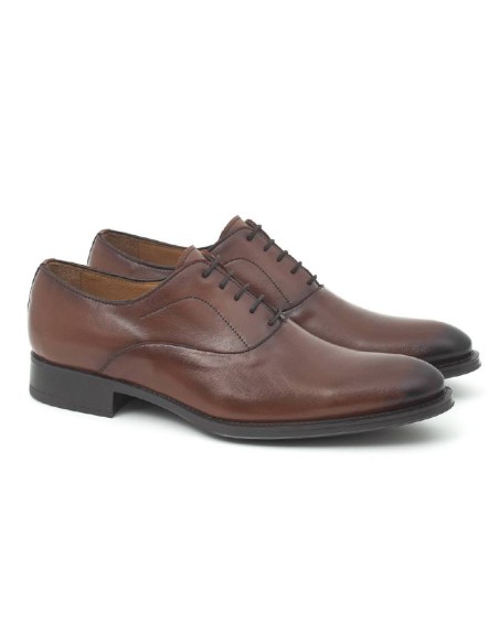 light brown leather oxford shoes BANETI-CUERO