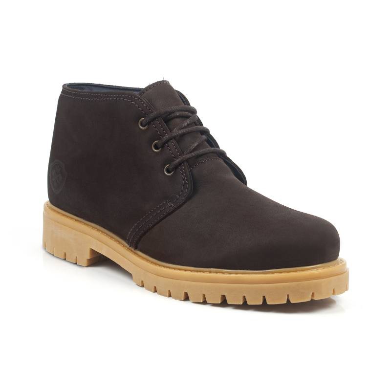 brown nubuck boots NATILE-MARRON