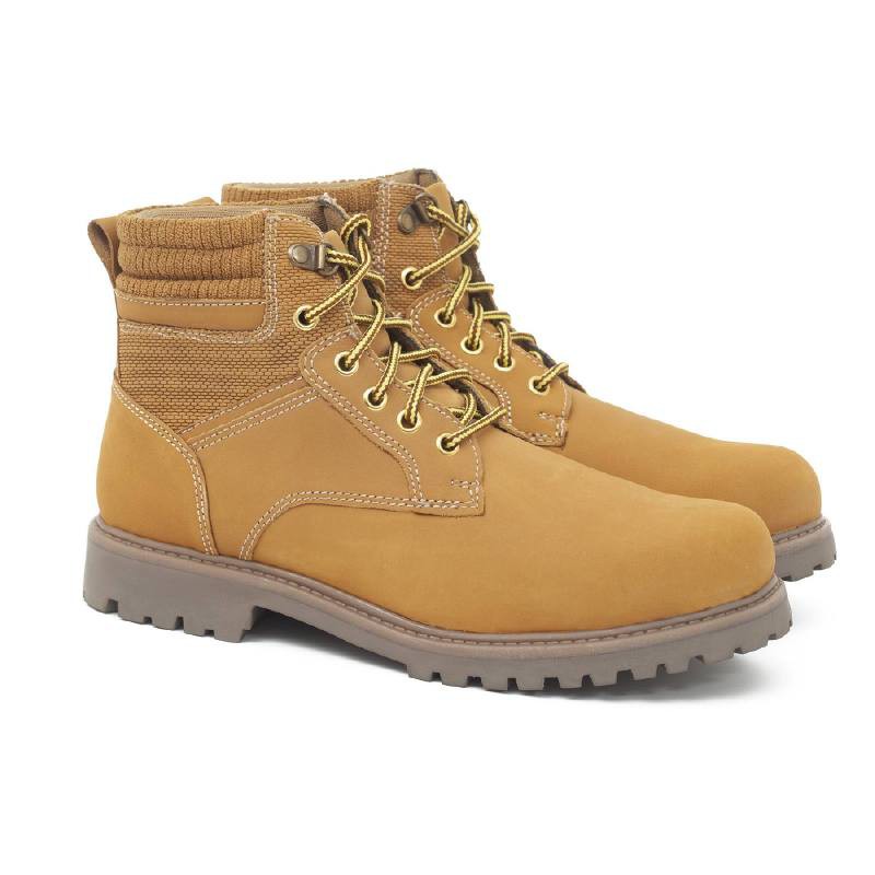 yellow nubuck boots NIELO-MOSTAZA