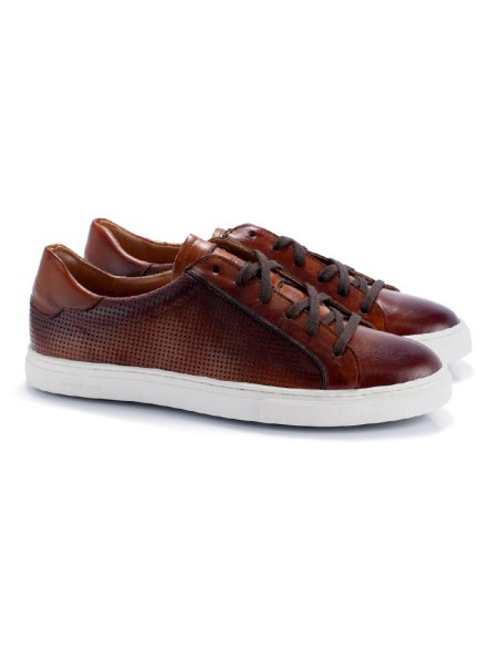 light brown leather sneakers PACALO-CUERO