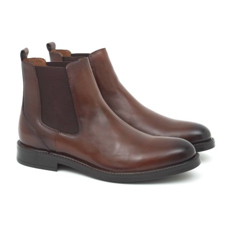 light brown leather boots PAUMEN-CUERO