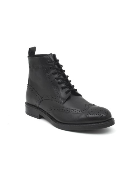 Bottine en cuir noir PAZLOMAN-NEGRO