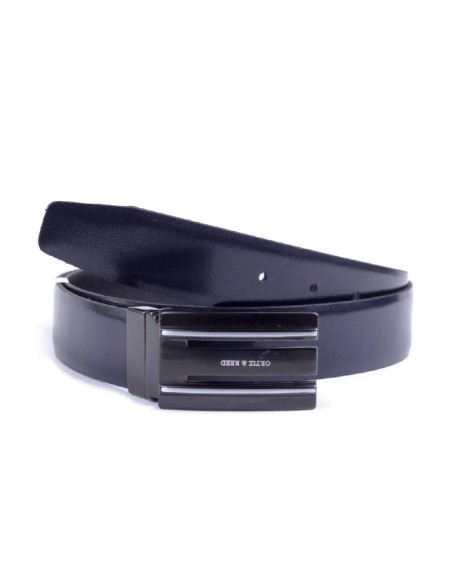 black reversible leather belt B-BINTER-NEGRO-MARINO