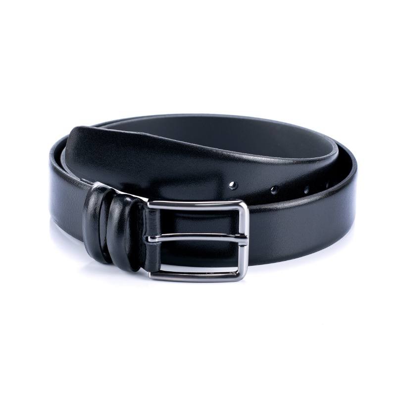 black leather belt B-BIXTONAGE-NEGRO