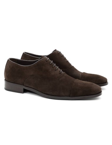 brown suede oxford shoes SALIMIL-BROWN