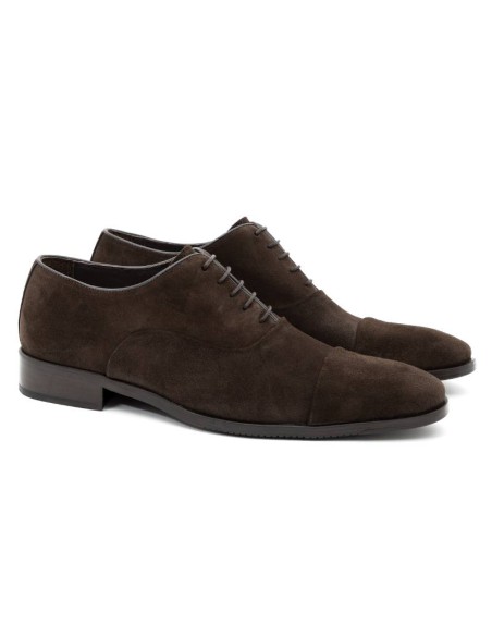 brown suede oxford shoes SALIMIL-BROWN