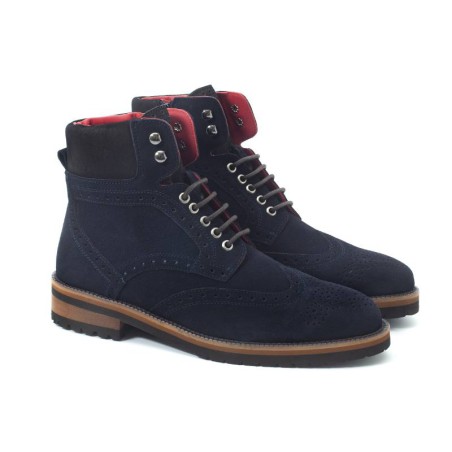 blue suede boots SALPE-MARINO