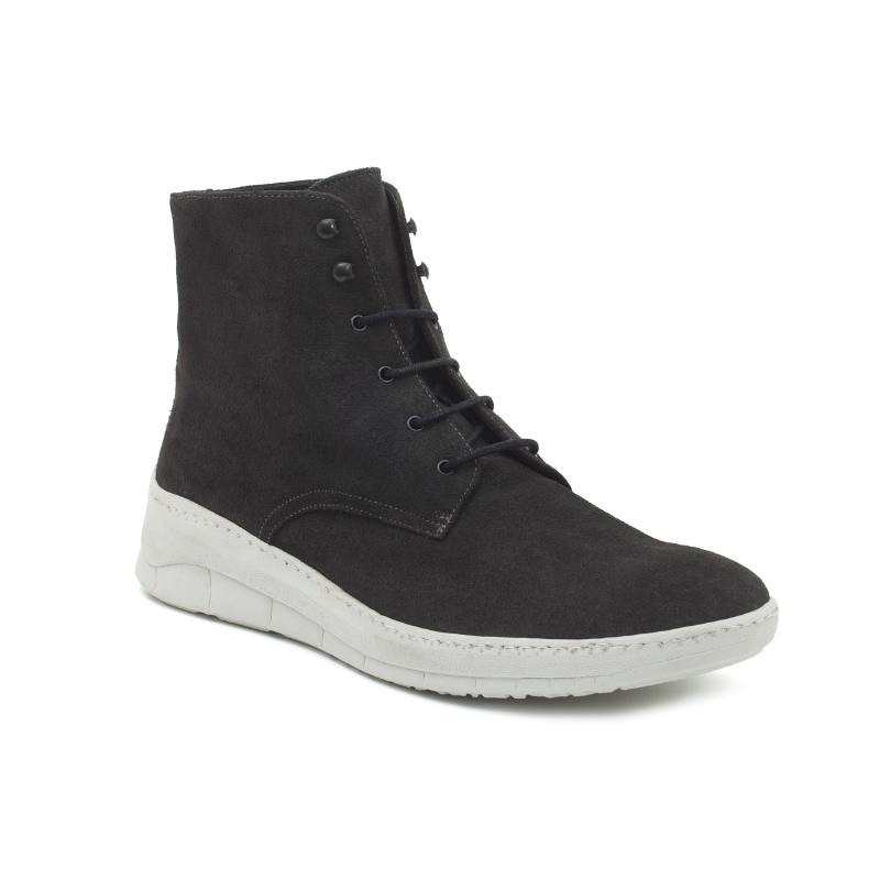 grey suede boots SALTO-GRIS