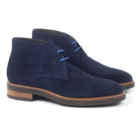 blue suede boots SAPORA-MARINO