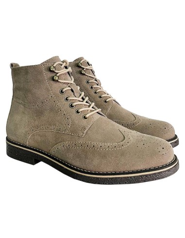 beige suede boots SEGOBA-BEIGE