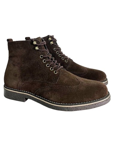 brown suede boots SEGOBA-BROWN