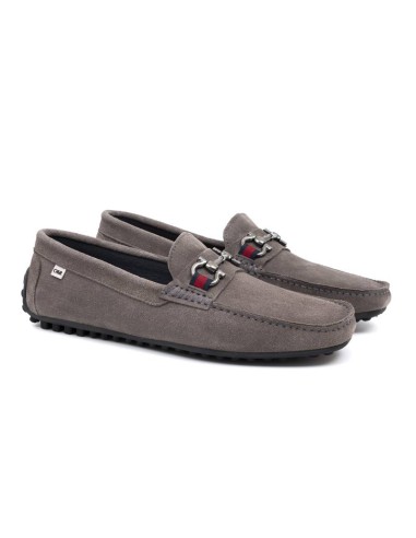 grey suede moccasin SELIPO-GRIS