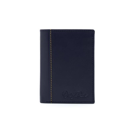 blue leather wallet AC-LYON-864-AZUL