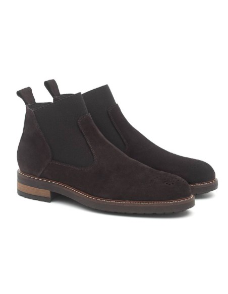 brown suede chelsea boots SEMIRA-TESTA