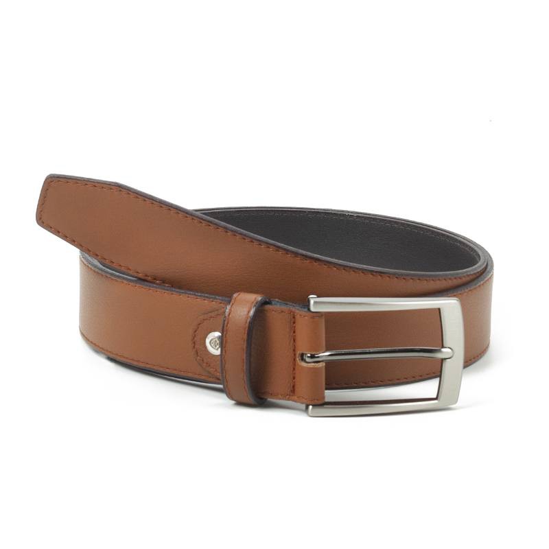 light brown leather belt B-CALI-CUERO