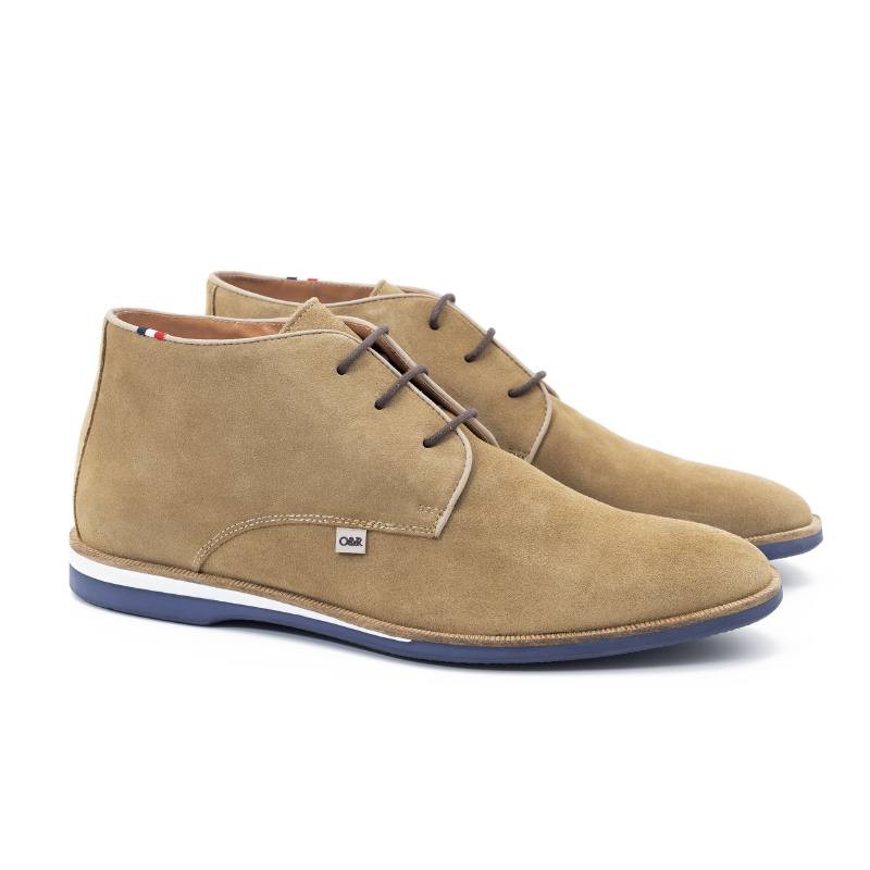 beige suede boots SERULINO-TOPO