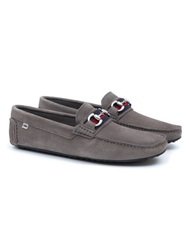 grey suede moccasin SITBO-GRIS