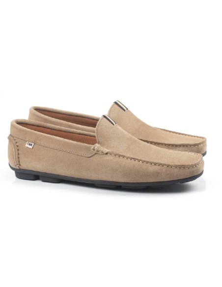 beige suede moccasin SLAG-CORDA