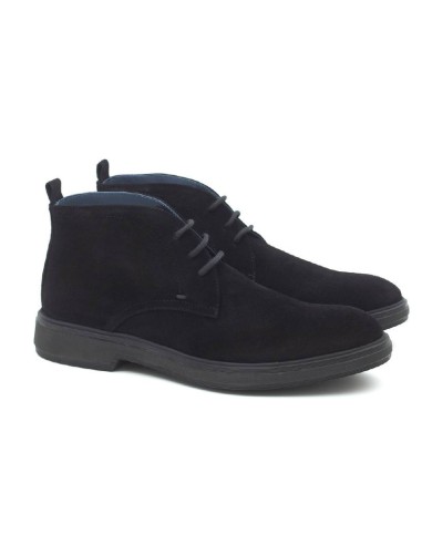 black suede boots SOJASO-NEGRO