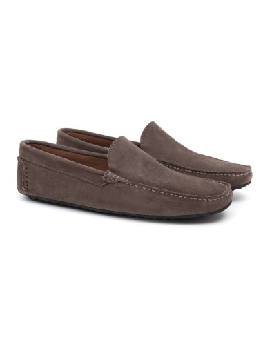 grey suede moccasin SORMIN-GRIS