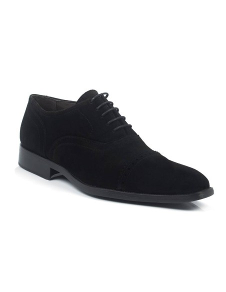 black suede oxford shoes SULCOS-BLACK