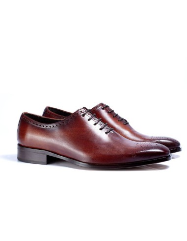 light brown leather oxford shoes TUNISIA-CUERO