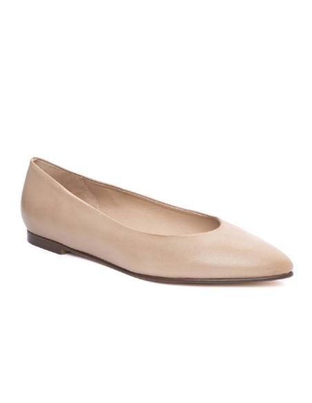 chaussures élégantes pour femmes en cuir beige W-ANNA-ARENA