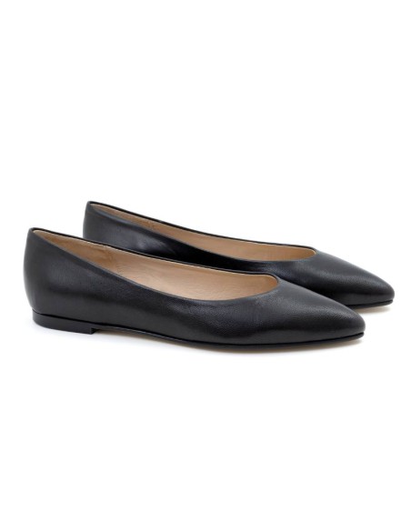 black leather Dressing Shoes W-ANNAMEN-NEGRO