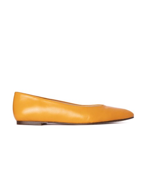 Zapato de Vestir de piel liso color naranja W-ANNA-ORANGE