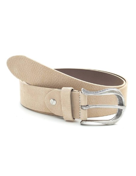 beige nubuck women's belt WB-HORSE-BEIGE