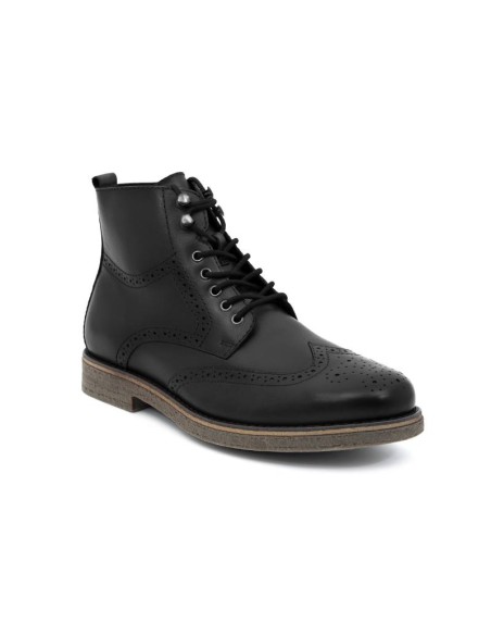 black leather boots BELAM-BLACK