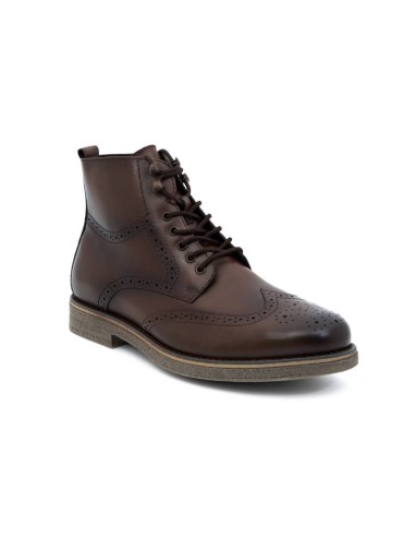 brown leather boots BELAM-BROWN