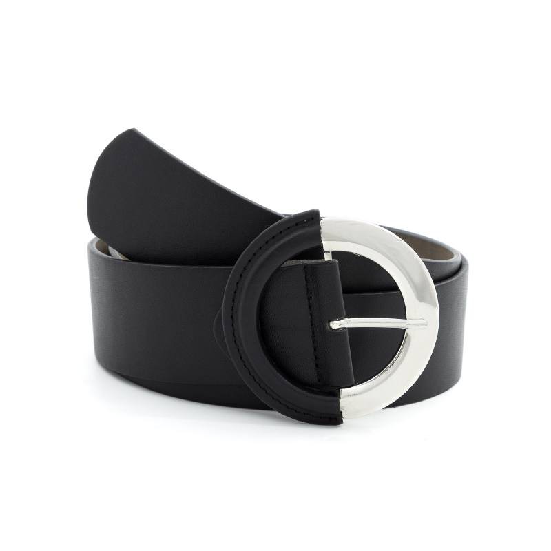 black leather women's belt WB-ROUBILA-BLACK