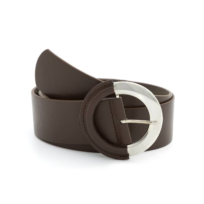 brown leather women's belt WB-ROUBILA-BROWN