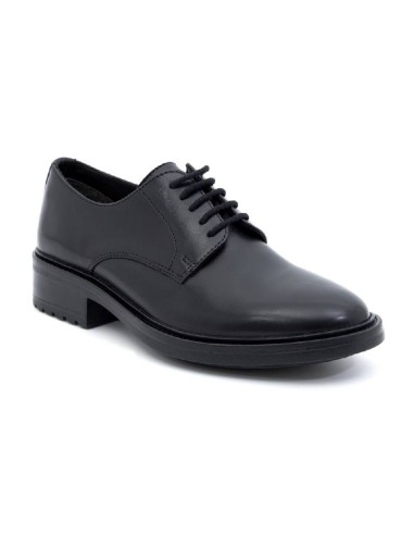 chaussures élégantes pour femmes en cuir noir W-CLAIRE-BLACK