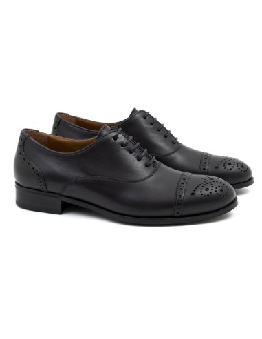 black leather Dressing Shoes W-CROMANI-NEGRO