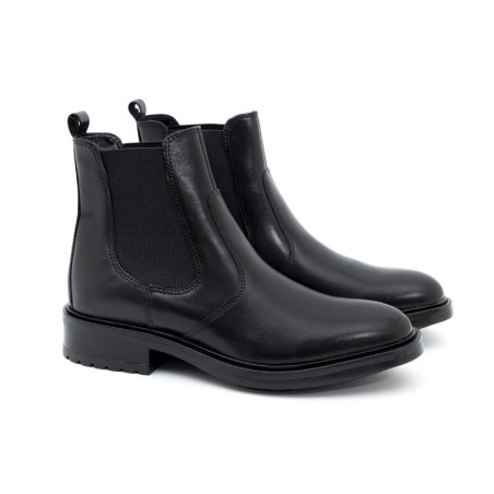 bottines pour femmes en cuir noir W-NAPTIN-NEGRO