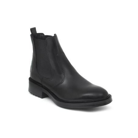 bottines pour femmes en cuir noir W-NOWSEE-NEGRO