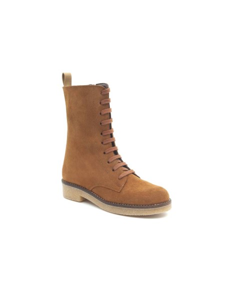 bottines pour femmes suède beige W-SPELEO-TAN