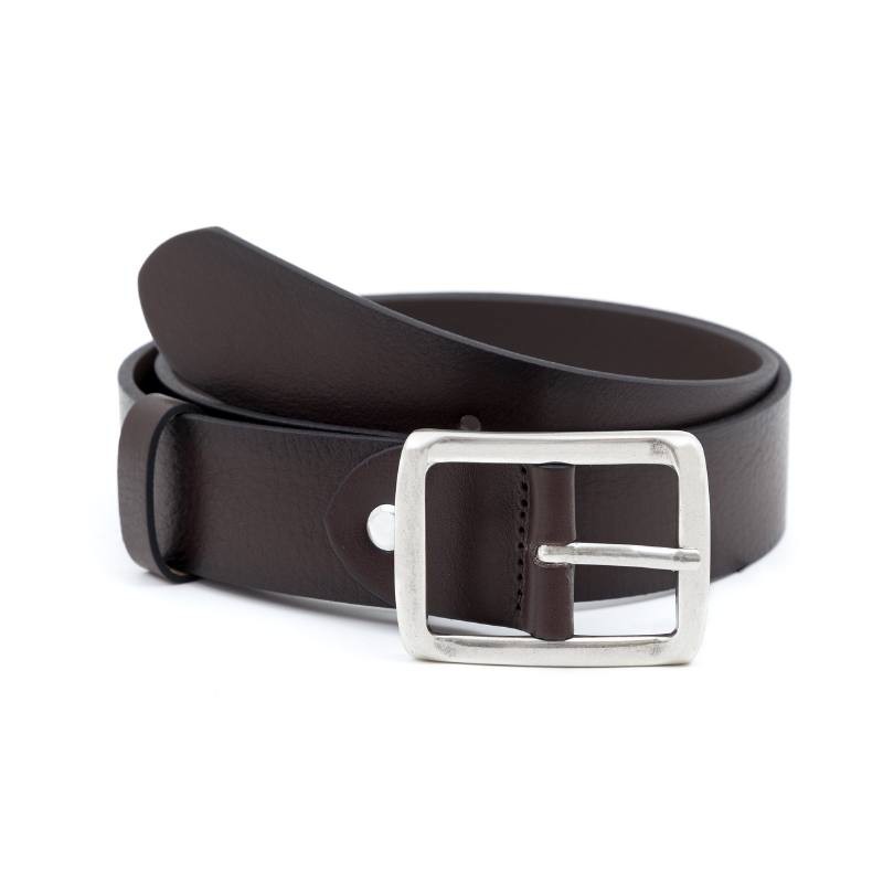 brown leather belt B-LANDON-BROWN