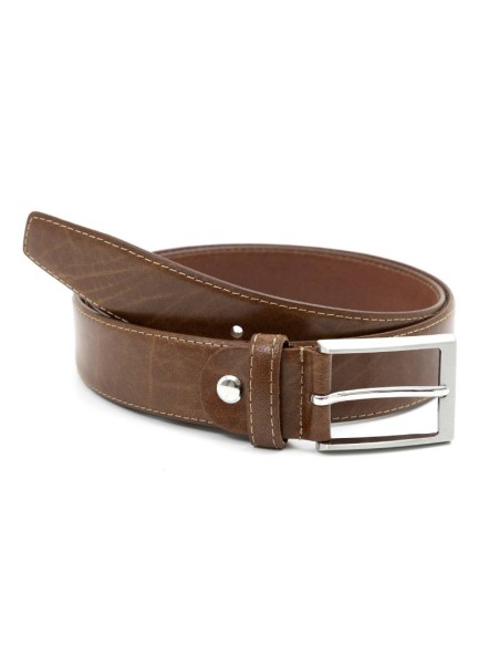 light brown leather belt B-LANKOR-CUERO