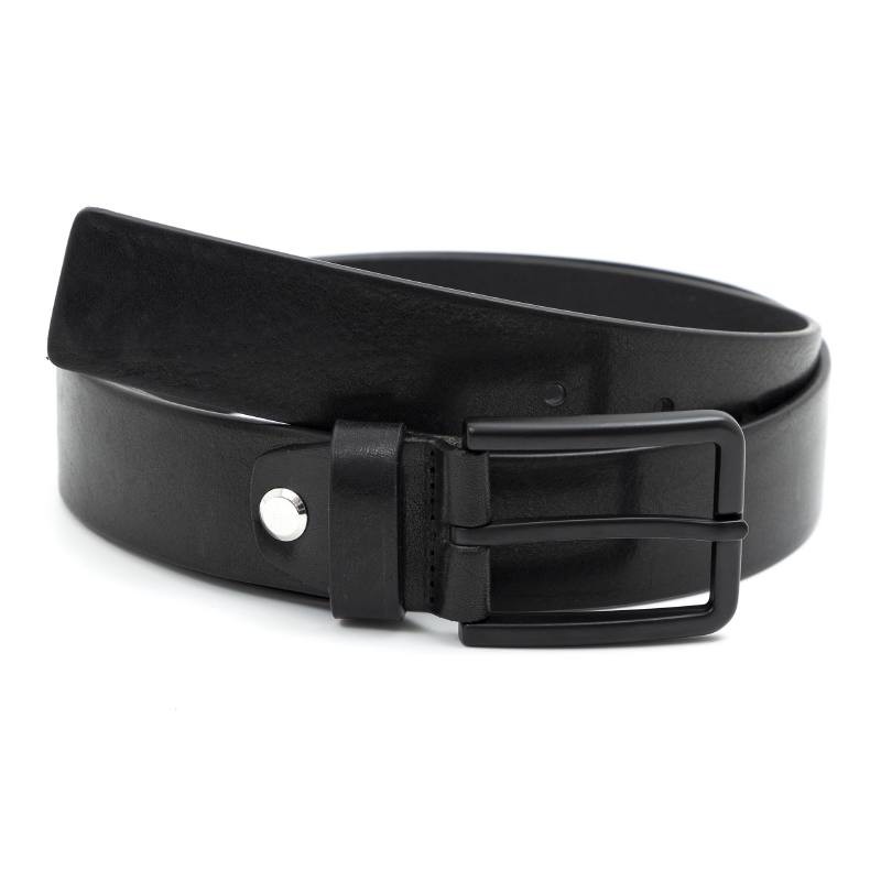 black leather belt B-LEBIL-BLACK