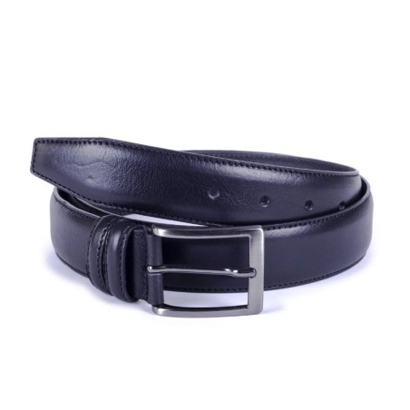 black leather belt B-LISOR-NEGRO