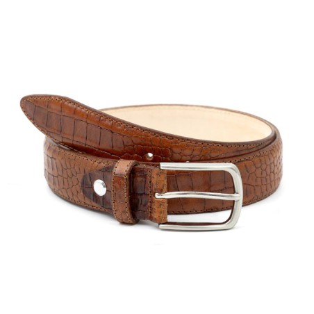 light brown leather belt B-LUCROK-CUERO